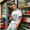 Custom Cropped Mesh Graphic Football Jersey - Style 463D0D - product detail view 7 Custom Cropped Mesh Graphic Football Jersey - Style 463D0D - product detail view 7