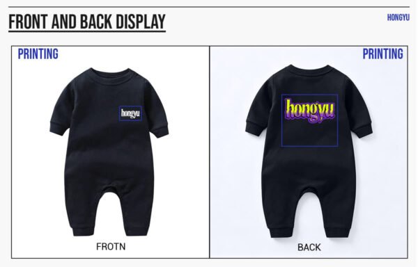 Custom 140G Baby Long-Sleeve Romper 2022 - Style BE93B4 - product detail view 10 Custom 140G Baby Long-Sleeve Romper 2022 - Style BE93B4 - product detail view 10