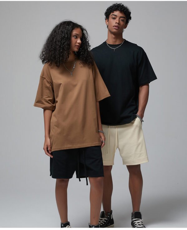 Custom 190 GSM Oversized Cotton T-Shirt 8801 - Style 8AA310 - product detail view 8 Custom 190 GSM Oversized Cotton T-Shirt 8801 - Style 8AA310 - product detail view 8