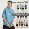 Custom 190 GSM Drop-Shoulder Oversized T-Shirt 1309 - Style 9C0A10 - product detail view 2 Custom 190 GSM Drop-Shoulder Oversized T-Shirt 1309 - Style 9C0A10 - product detail view 2