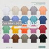 Custom 190 GSM Drop-Shoulder Oversized T-Shirt 1309 - Style 9C0A10 - product detail view 4 Custom 190 GSM Drop-Shoulder Oversized T-Shirt 1309 - Style 9C0A10 - product detail view 4