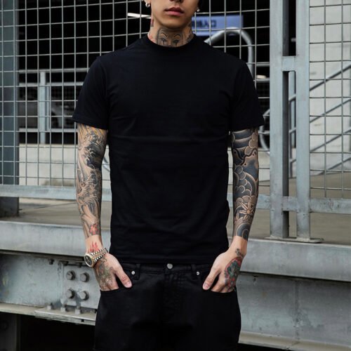 Custom 190GSM Slim Solid Crew-Neck T-Shirt - 7901858 - Style 14C48A Custom 190GSM Slim Solid Crew-Neck T-Shirt - 7901858 - Style 14C48A
