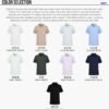 Custom 210 GSM Long-Staple Cotton Pique Polo Shirt S3606 - Style DBA849 - product detail view 5