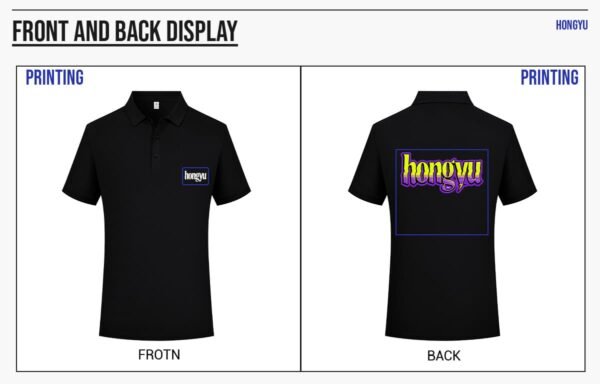 Custom 210 GSM Long-Staple Cotton Pique Polo Shirt S3606 - Style DBA849 - product detail view 8