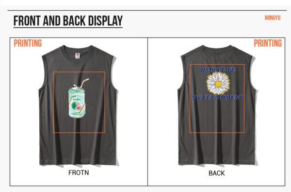 Custom 220 GSM Basic Tank Top | - Style B7239A - product detail view 8