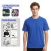 Custom 230G Basic Fit Cotton T-Shirt | - Style AE0605 - product detail view 2 Custom 230G Basic Fit Cotton T-Shirt | - Style AE0605 - product detail view 2