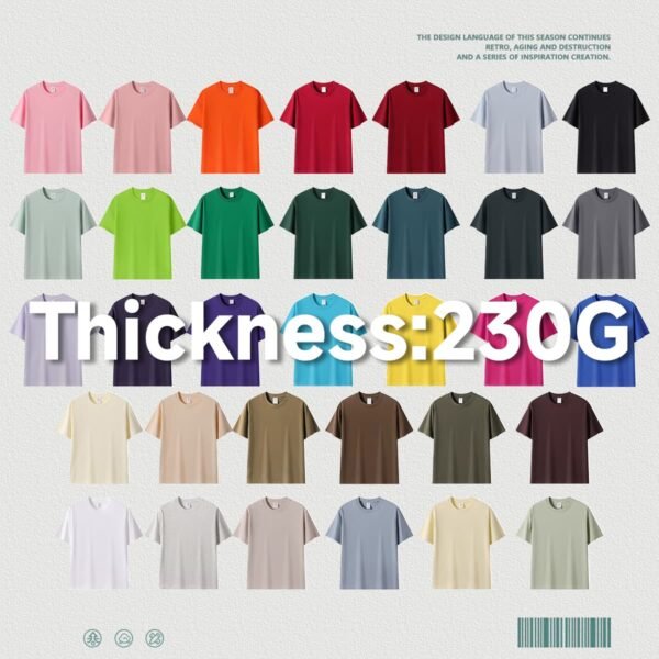 Custom 230G Basic Fit Cotton T-Shirt | - Style AE0605 - product detail view 3 Custom 230G Basic Fit Cotton T-Shirt | - Style AE0605 - product detail view 3