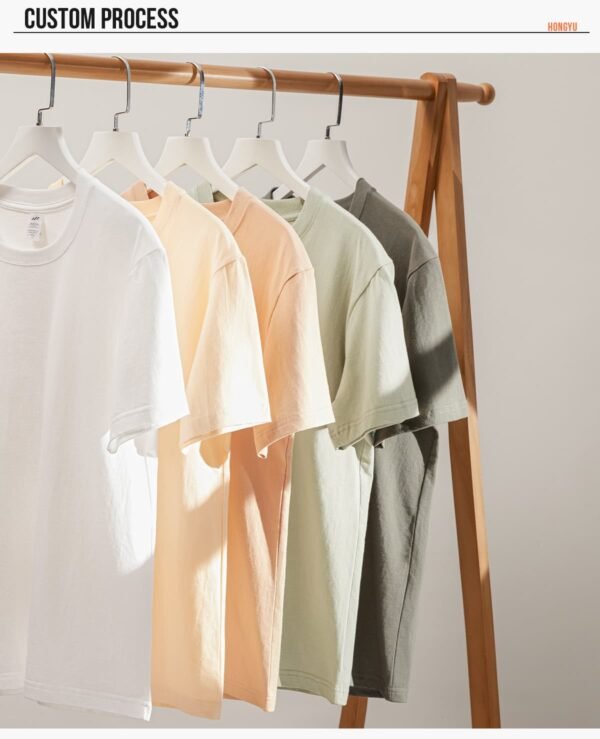 Custom 230G Basic Fit Cotton T-Shirt | - Style AE0605 - product detail view 11 Custom 230G Basic Fit Cotton T-Shirt | - Style AE0605 - product detail view 11