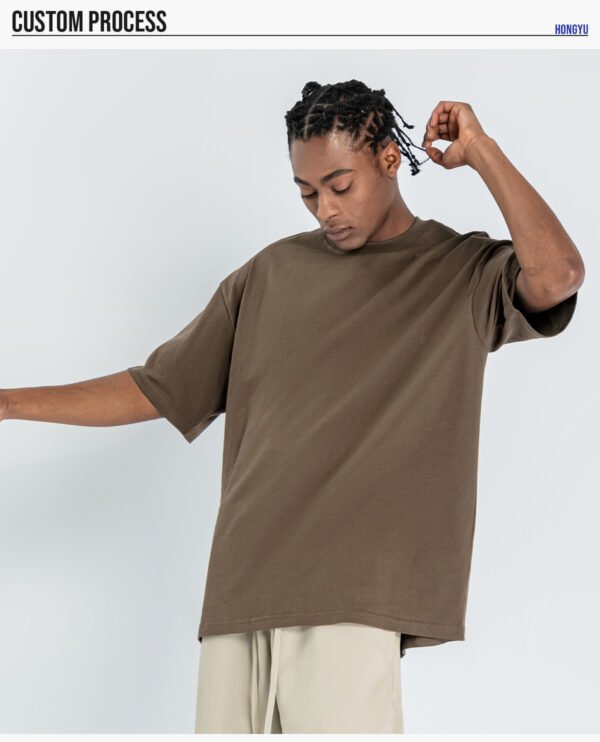 Custom 230G Oversized Blank T-Shirt XT230G3 - Style 42F11C - product detail view 13 Custom 230G Oversized Blank T-Shirt XT230G3 - Style 42F11C - product detail view 13