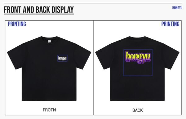 Custom 230G Oversized Blank T-Shirt XT230G3 - Style 42F11C - product detail view 12 Custom 230G Oversized Blank T-Shirt XT230G3 - Style 42F11C - product detail view 12