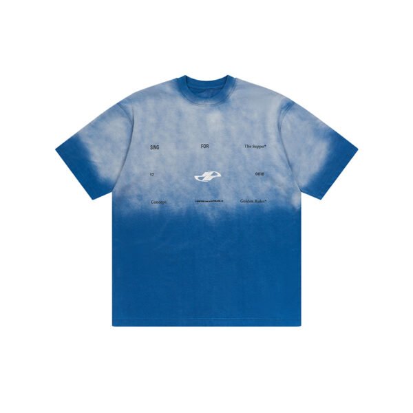 Custom 230GSM Gradient Oversized T-Shirt - 7970025 - Style 7A4D73 - product detail view 8