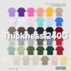 Custom Two-Ply 240 GSM Oversized Cotton T-Shirt | - Style 0BB079 - product detail view 3 Custom Two-Ply 240 GSM Oversized Cotton T-Shirt | - Style 0BB079 - product detail view 3