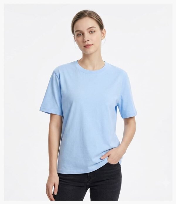 Custom Two-Ply 240 GSM Oversized Cotton T-Shirt | - Style 0BB079 - product detail view 16 Custom Two-Ply 240 GSM Oversized Cotton T-Shirt | - Style 0BB079 - product detail view 16