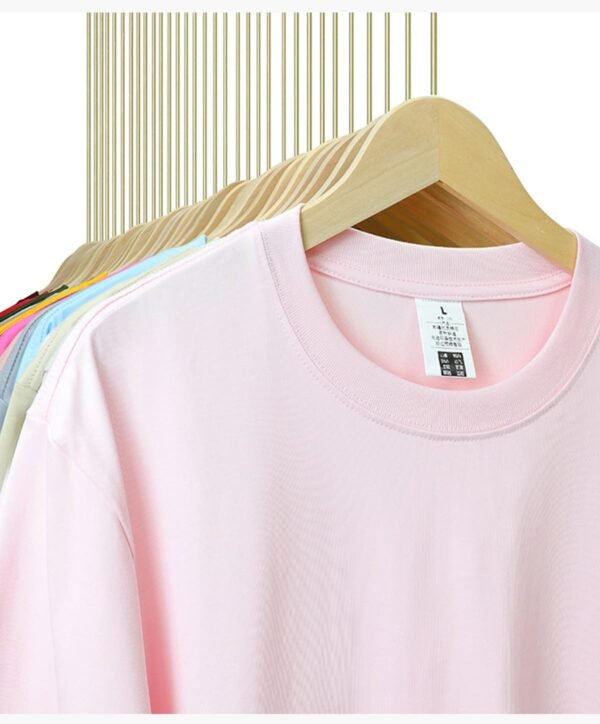 Custom Two-Ply 240 GSM Oversized Cotton T-Shirt | - Style 0BB079 - product detail view 18 Custom Two-Ply 240 GSM Oversized Cotton T-Shirt | - Style 0BB079 - product detail view 18