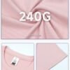 Custom Two-Ply 240 GSM Oversized Cotton T-Shirt | - Style 0BB079 - product detail view 10 Custom Two-Ply 240 GSM Oversized Cotton T-Shirt | - Style 0BB079 - product detail view 10