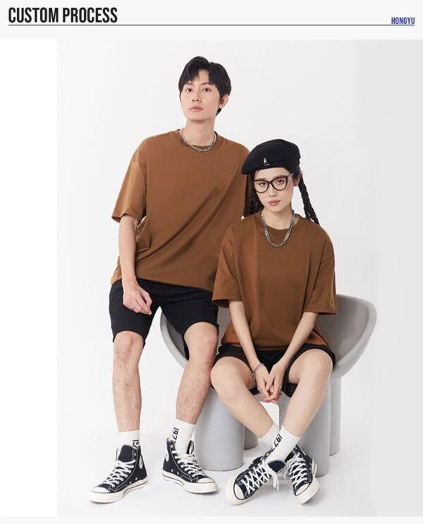 Custom Oversized 245 GSM T-Shirt for Controlled Drape - Style 5665CF - product detail view 10 Custom Oversized 245 GSM T-Shirt for Controlled Drape - Style 5665CF - product detail view 10