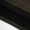 Custom Heavyweight Suede-Reference Oversized T-Shirt | VWT-260 - Style F2F474 Close-up of the seam and interior fabric of a dark olive green oversized t-shirt.