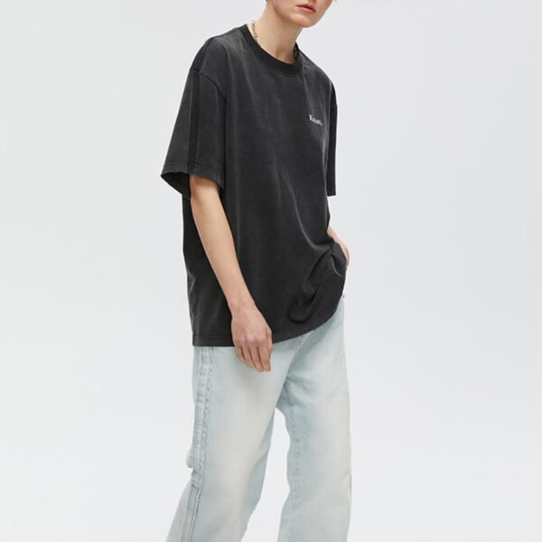 Custom 260 GSM Snow-Washed Oversized T-Shirt | - Style 695CC0 - product detail view 4