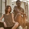 Custom 275 GSM Vintage-Washed Unisex Tank Top 711 - Style A1F98B Couple wearing vintage washed unisex tank tops outdoors
