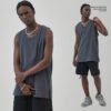 Custom 275 GSM Vintage-Washed Unisex Tank Top 711 - Style A1F98B - product detail view 3 Custom 275 GSM Vintage-Washed Unisex Tank Top 711 - Style A1F98B - product detail view 3
