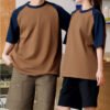 Custom 280gsm Raglan Sleeve Oversized T-Shirt S3003 - Style EBF4D7 - product detail view 10