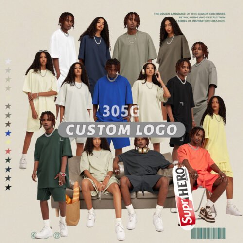 Custom 305GSM Oversized Streetwear T-Shirt S1708 - Style AAD9E1 Custom 305GSM Oversized Streetwear T-Shirt S1708 - Style AAD9E1