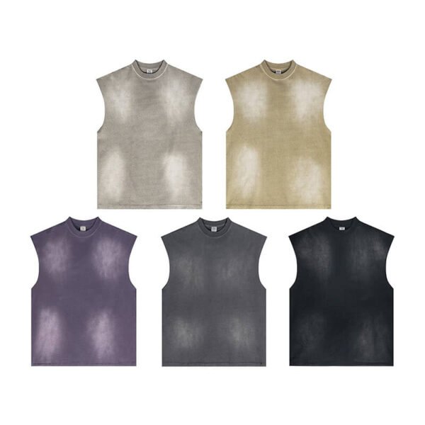 Custom Heavyweight Washed Oversized Tank Top VWT-67561 - Style 675611 - product detail view 13
