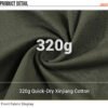 Custom 320 GSM Oversized Cotton T-Shirt - Style E22B36 - product detail view 9 Custom 320 GSM Oversized Cotton T-Shirt - Style E22B36 - product detail view 9