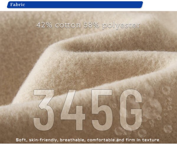 Custom Oversized 345 GSM Fleece Crewneck Sweatshirt 2511 - Style 2E0ACB - product detail view 10