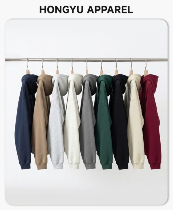 Custom 350 GSM Boxy Zip-Up Hoodie | - Style DFD7A7 - product detail view 4 Custom 350 GSM Boxy Zip-Up Hoodie | - Style DFD7A7 - product detail view 4