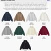 Custom 350 GSM Boxy Zip-Up Hoodie | - Style DFD7A7 - product detail view 6 Custom 350 GSM Boxy Zip-Up Hoodie | - Style DFD7A7 - product detail view 6