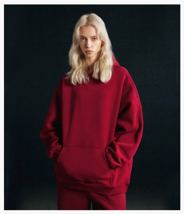 Custom 350 GSM Fleece Oversized Pullover Hoodie | - Style F3288A - product detail view 14