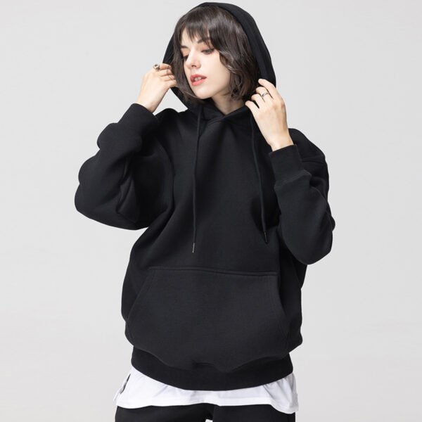 Custom Oversized 350 GSM Fleece Pullover Hoodie M8301 - Style 35438F - product detail view 4 Custom Oversized 350 GSM Fleece Pullover Hoodie M8301 - Style 35438F - product detail view 4