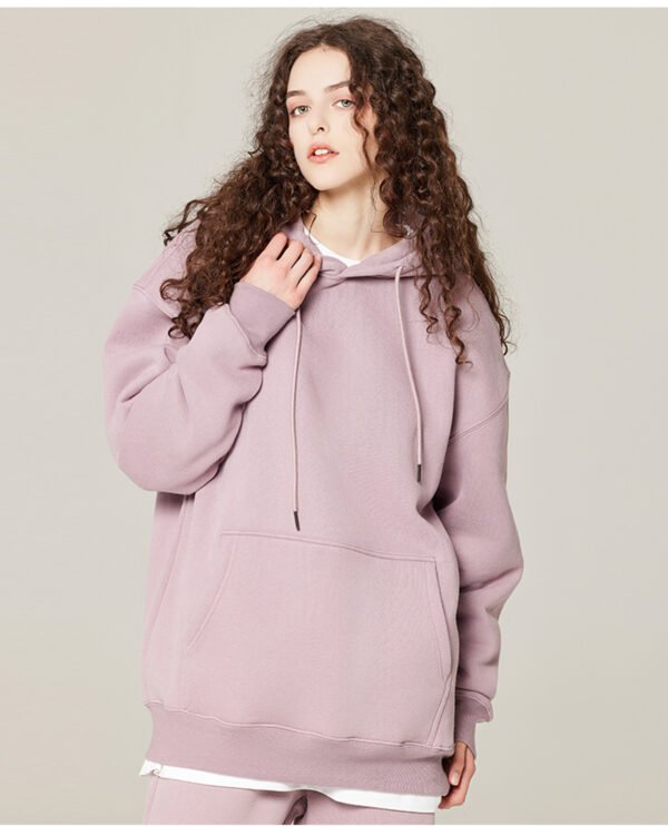 Custom Oversized 350 GSM Fleece Pullover Hoodie M8301 - Style 35438F - product detail view 17 Custom Oversized 350 GSM Fleece Pullover Hoodie M8301 - Style 35438F - product detail view 17