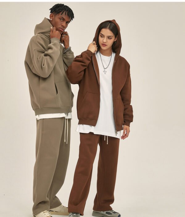 Custom 350G Oversized Fleece Zip Hoodie 2519 - Style 2855CD - product detail view 18 Custom 350G Oversized Fleece Zip Hoodie 2519 - Style 2855CD - product detail view 18