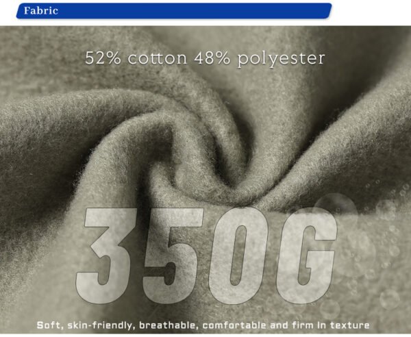 Custom 350G Oversized Fleece Zip Hoodie 2519 - Style 2855CD - product detail view 9 Custom 350G Oversized Fleece Zip Hoodie 2519 - Style 2855CD - product detail view 9