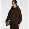 Custom 350GSM Oversized Drawcord-Free Fleece Hoodie 23807 - Style E0C789 - product detail view 15 Custom 350GSM Oversized Drawcord-Free Fleece Hoodie 23807 - Style E0C789 - product detail view 15