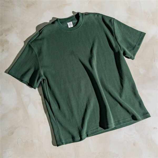 Custom 360 GSM Waffle Crewneck T-Shirt - Style 75A42C - product detail view 5