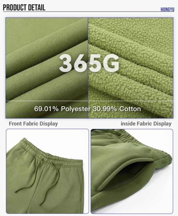 Custom 365G Straight-Leg Fleece Sweatpants 1303 - Style 586674 - product detail view 7