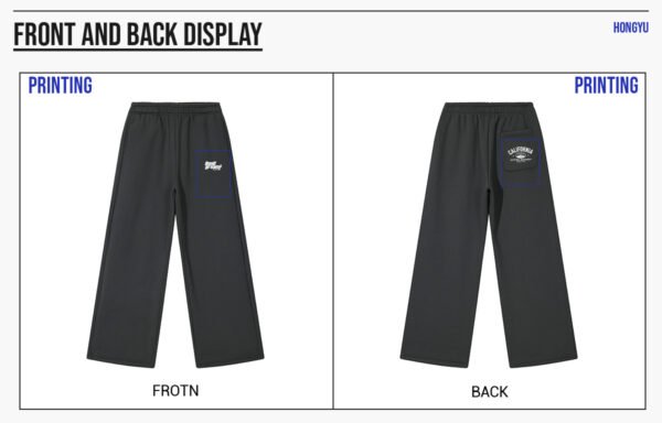 Custom 365G Straight-Leg Fleece Sweatpants 1303 - Style 586674 - product detail view 9