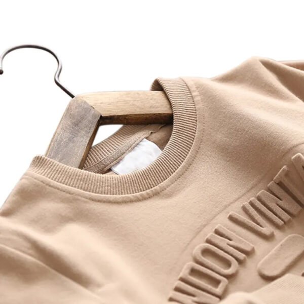 Custom 3D Embossed Crewneck Pullover Sweatshirt - Style 03AB70 - product detail view 2