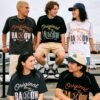 Custom 3D Embroidered Baseball Graphic T-Shirt - Style E8EAB2 - product detail view 5
