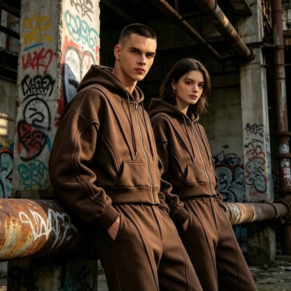 Custom 3D Seam Cropped Zip Hoodie | - Style D459C7