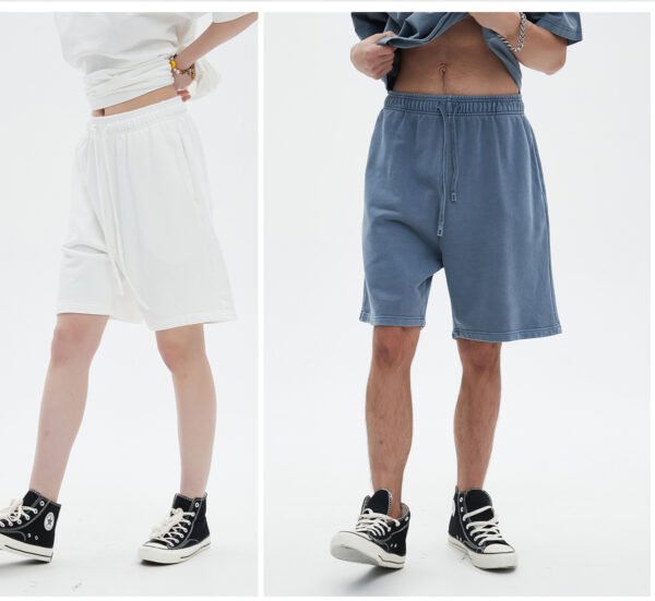 Custom 420 GSM Vintage-Wash Terry Shorts | 7680 - Style D2E4AB - product detail view 14