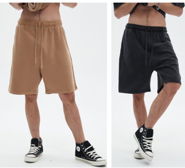 Custom 420 GSM Vintage-Wash Terry Shorts | 7680 - Style D2E4AB - product detail view 16