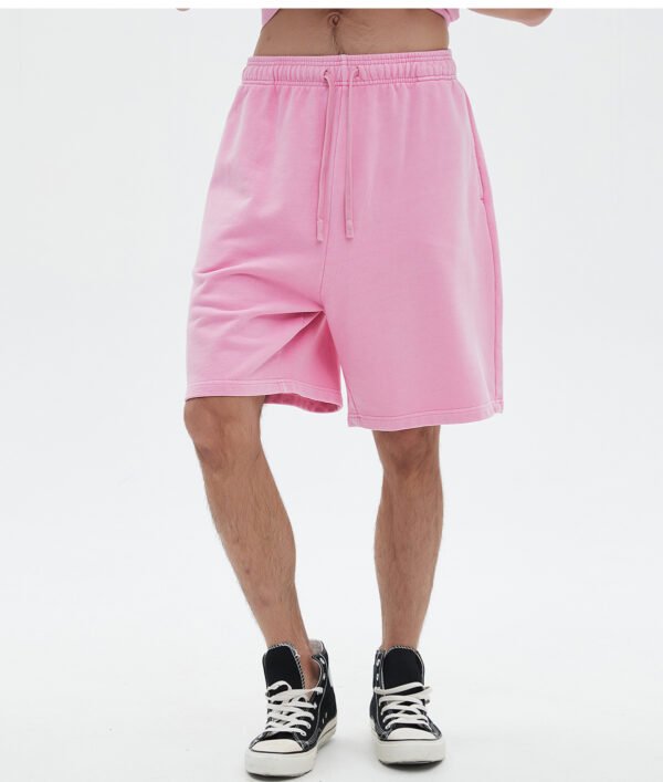 Custom 420 GSM Vintage-Wash Terry Shorts | 7680 - Style D2E4AB - product detail view 18