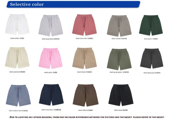 Custom 420 GSM Vintage-Wash Terry Shorts | 7680 - Style D2E4AB - product detail view 6