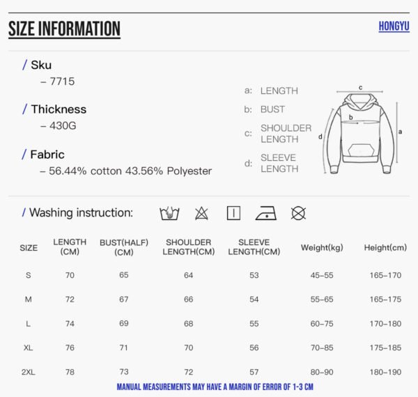 Custom 430 GSM Brushed Terry Pullover Hoodie - Style 09C1D1 - product detail view 5