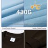 Custom 430G Brushed Terry Sweatshirt | - Style 256DB3 - product detail view 8 Custom 430G Brushed Terry Sweatshirt | - Style 256DB3 - product detail view 8