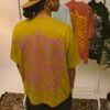 Custom Abstract Back-Graphic Streetwear T-Shirt - Style 9F34EC